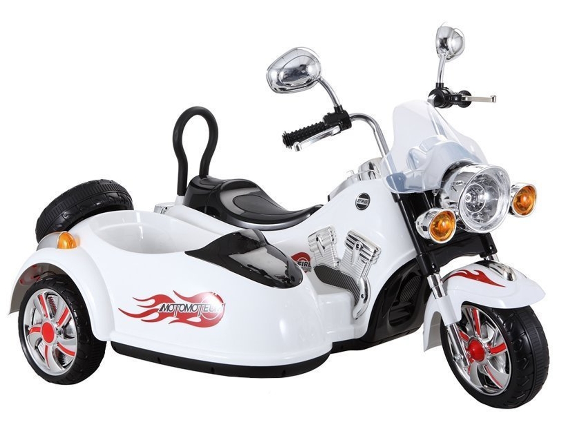 Motocicleta eléctrica blanca B.active Sx138