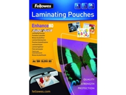 Fundas de Plastificar FELLOWES 5440001 Transparente (100 un - A4)