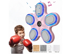 Máquina De Boxeo Bluetooth Para Entrenamiento, Montaje En Pared, Apta Para Niños, Equipo Musical Electrónico - Rosa Digitallab