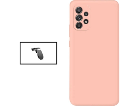 Kit Carcasa + Soporte Samsung Galaxy A53 5G PHONECARE Rosa