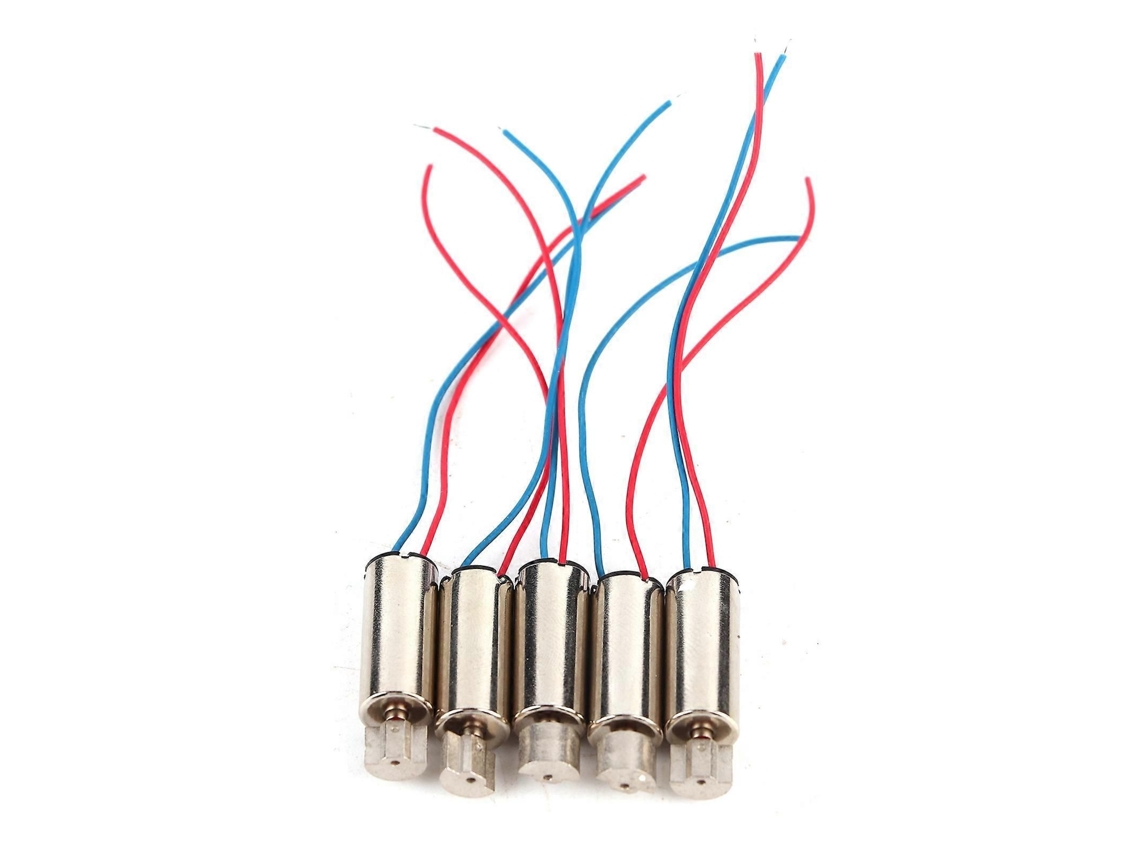 Conjunto De 5 Micromotores Vibratórios Sem Núcleo De 7500 Rpm Para Pulseira Inteligente E Brinquedo.