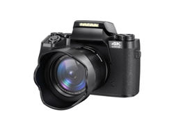 Cámara Réflex Digital Szsmart Sc5 4k Ultra Hd De 64 Mp Con Wifi, Gama Básica, Pantalla Táctil De 4 Pulgadas, Zoom 16x (negro)
