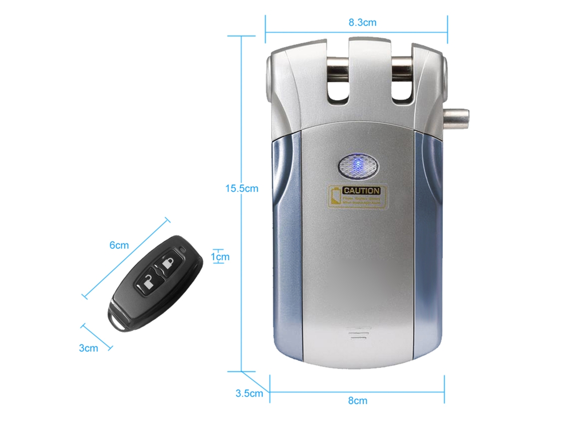 Cerradura inteligente sin llave con control remoto WF 018