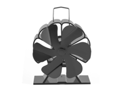 Ventilador Térmico De 6 Aspas, Silencioso, Para Estufas De Leña, Gas Y Pellets, Distribuye El Calor Rápidamente.