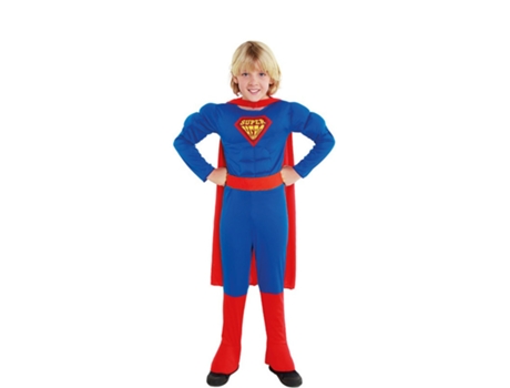 Disfraz de Niño PARTILANDIA superhéroe kriptoniano (Tam.: 4 a 6 anos)