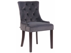 Silla De Comedor Aberdeen En Terciopelo cinza escuro/antigo CLP