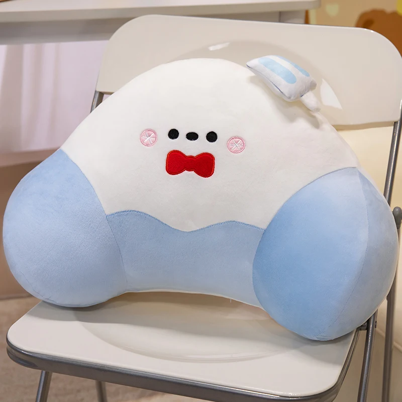 (muñeco De Nieve, 45 Cm) Almohada De Apoyo Lumbar Para Adultos Con Diseño De Dibujos Animados, Cojín Suave.