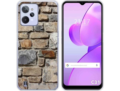 Carcasa para Realme C31 TUMUNDOSMARTPHONE Dibujos Ladrillo 03 Multicolor