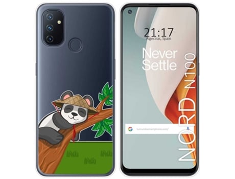 Carcasa OnePlus Nord N100 TUMUNDOSMARTPHONE Dibujos Transparente Multicolor