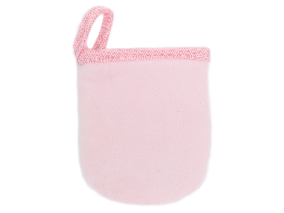 Guante de Autobronceado de Microfibra Lavable para Aplicar Loción y Espuma de Bronceado Rosa