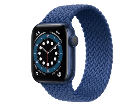 Correa trenzada Solo NylonSense para Apple Watch Ultra 2 (muñeca: 182-197 mm) - Azul oscuro