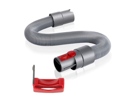 Bloqueo de gatillo y manguera de extensión Flexible Compatible con piezas de aspiradora Dyson V7 V8 V10 V11, color rojo