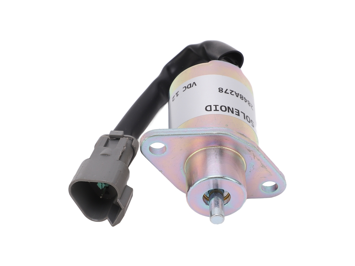 Válvula Solenoide De Apagado De Combustible Valvula De Extinción Accesorio Excavadora Dc 12v 2848a278