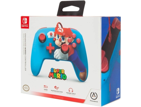 Mando para Nintendo Switch POWER A Super Mario Azul