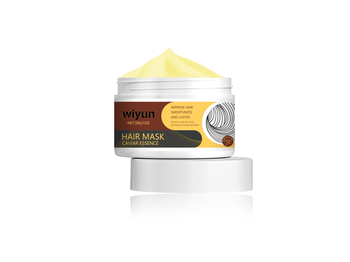 Mascarilla capilar de colágeno para una reparación rápida.