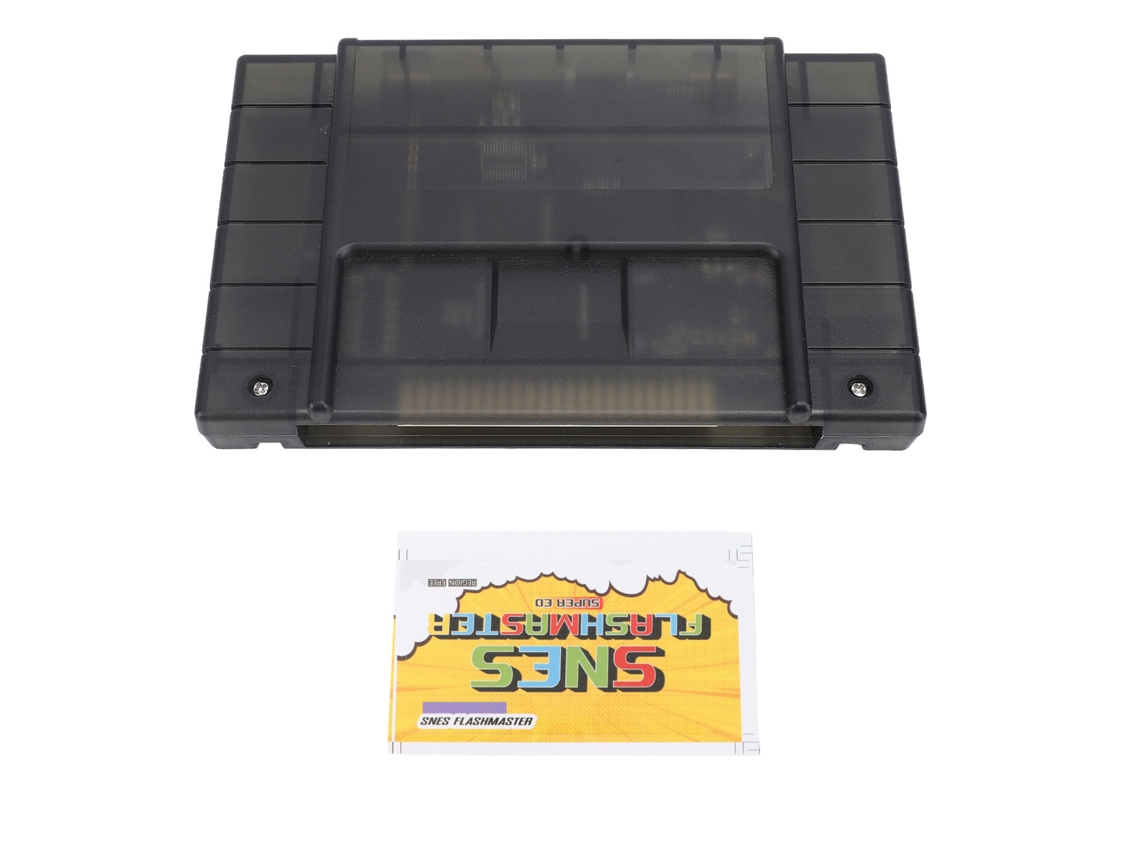 Cartucho de Jogo Super Everdrive Flash Cartridge V1.0 Cartucho de Jogo Especial Snes EOOCOO (3000 em 1, Armazenamento de 8gb)