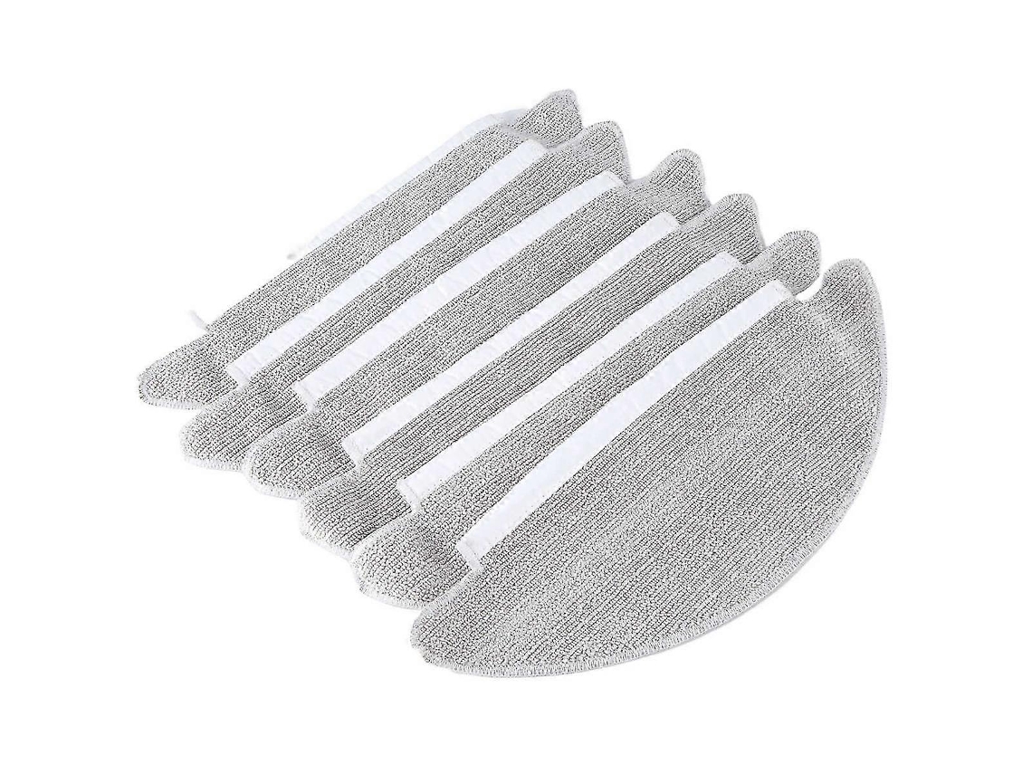 6 paños de fregado para V5/V5 Pro, toallitas húmedas, accesorios y repuestos para aspiradora Yunzii