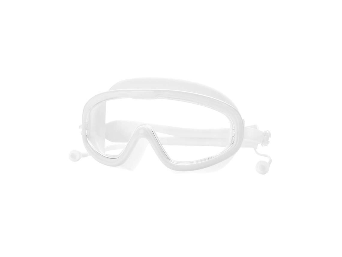 Gafas De Natación De Montura Grande, Impermeables Y Antivaho, De Alta Definición, Para Hombres Y Mujeres, Color Blanco.