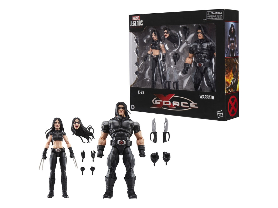 Marvel Legends X Force X 23 Y Warpath Pack con 2 figuras de Hasbro de 15 cm