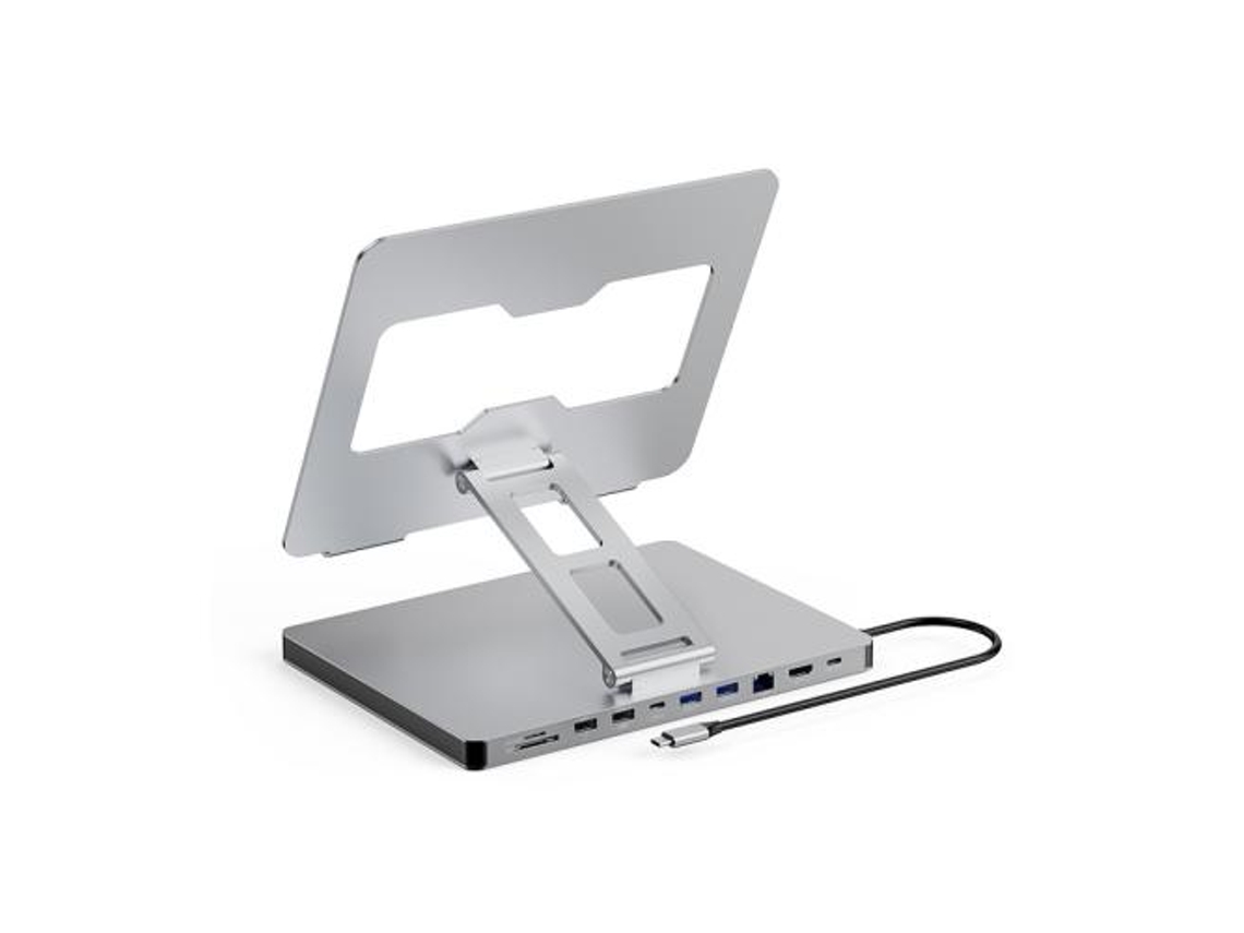 Estación de acoplamiento multifuncional 10 en 1 de Yuysan, soporte para tableta PC 4k/60hz, puerto de red
