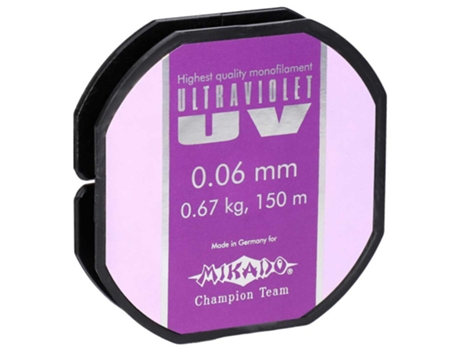 Monofilamento Ultraviolet 150 M Preto 0.160 Mmmikado