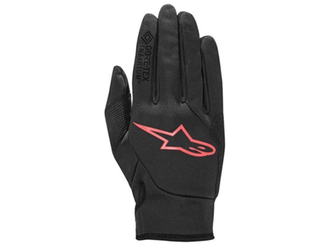 Guantes para Mujer ALPINESTARS Cascade Goretex Infinium Windstopper Negro para Ciclismo (M)