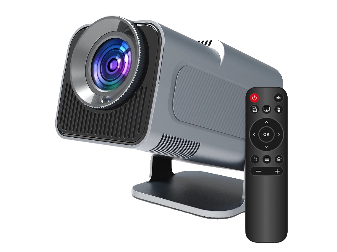 Proyector Magcubic 4K, resolución nativa 1080p, brillo de 10 000 lúmenes, Hy320 gris, enchufe UE OEM