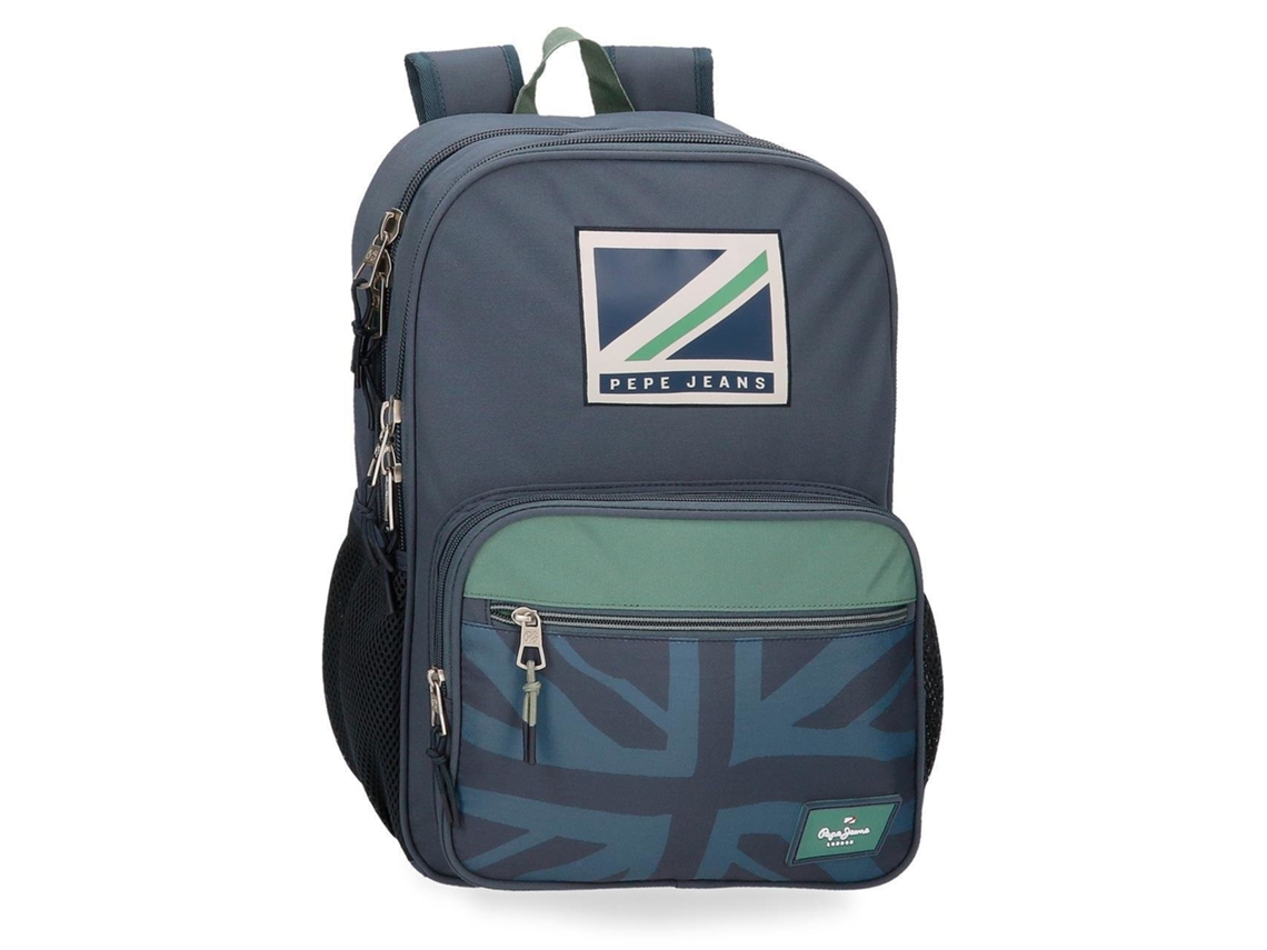 Mochila Escolar PEPE JEANS (30 x 40 x 13 - Poliéster - Azul)