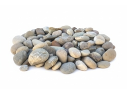 Guijarros laminados River Gris, bolsa de 20 kg / 40-80 mm