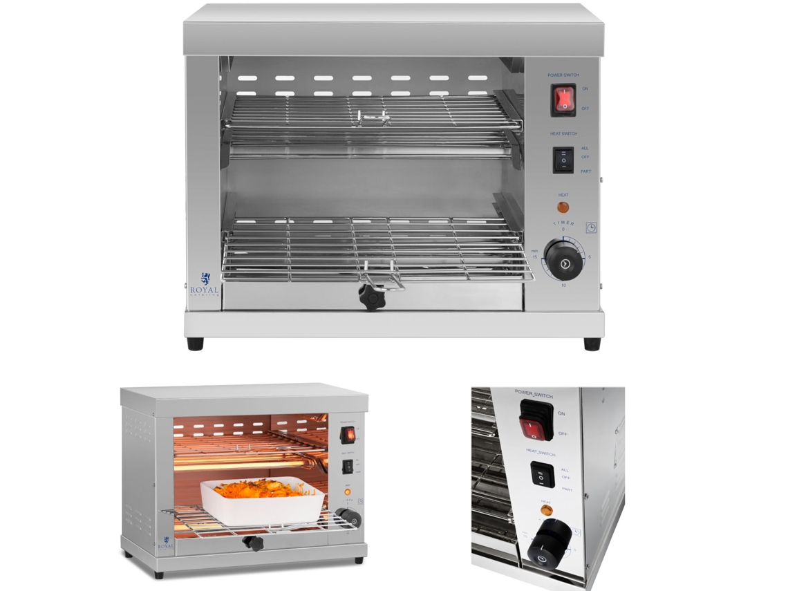 Tostadora Podwójny Opiekacz Salamandra 3250w Royal Catering