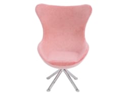Ats-silla Miniatura Sofá Flock Mini Modelo Mueble Decoración Accesorio Casa Muñeca 1:12 Rosa