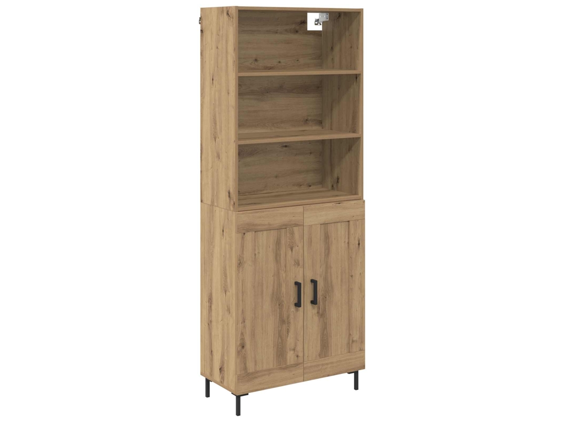Aparador de roble artesanal en madera procesada 180x34x69,5 cm MAISON EXCLUSIVE