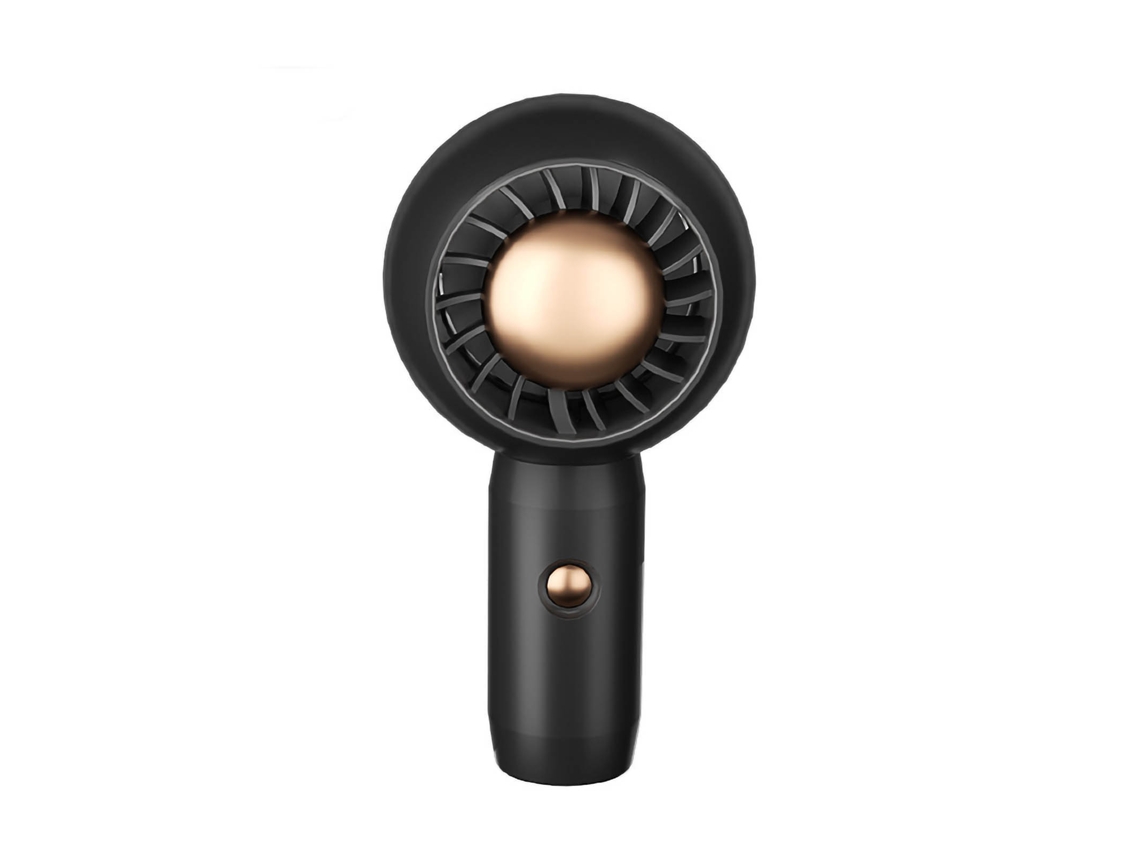 Ventilador Mini sin aspas, 1800 mAh, USB, portátil, negro