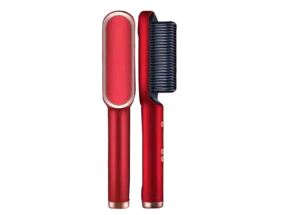 Plancha alisadora 2 en 1 con iones negativos y pantalla LCD para cabello seco y húmedo. Nostalgia88
