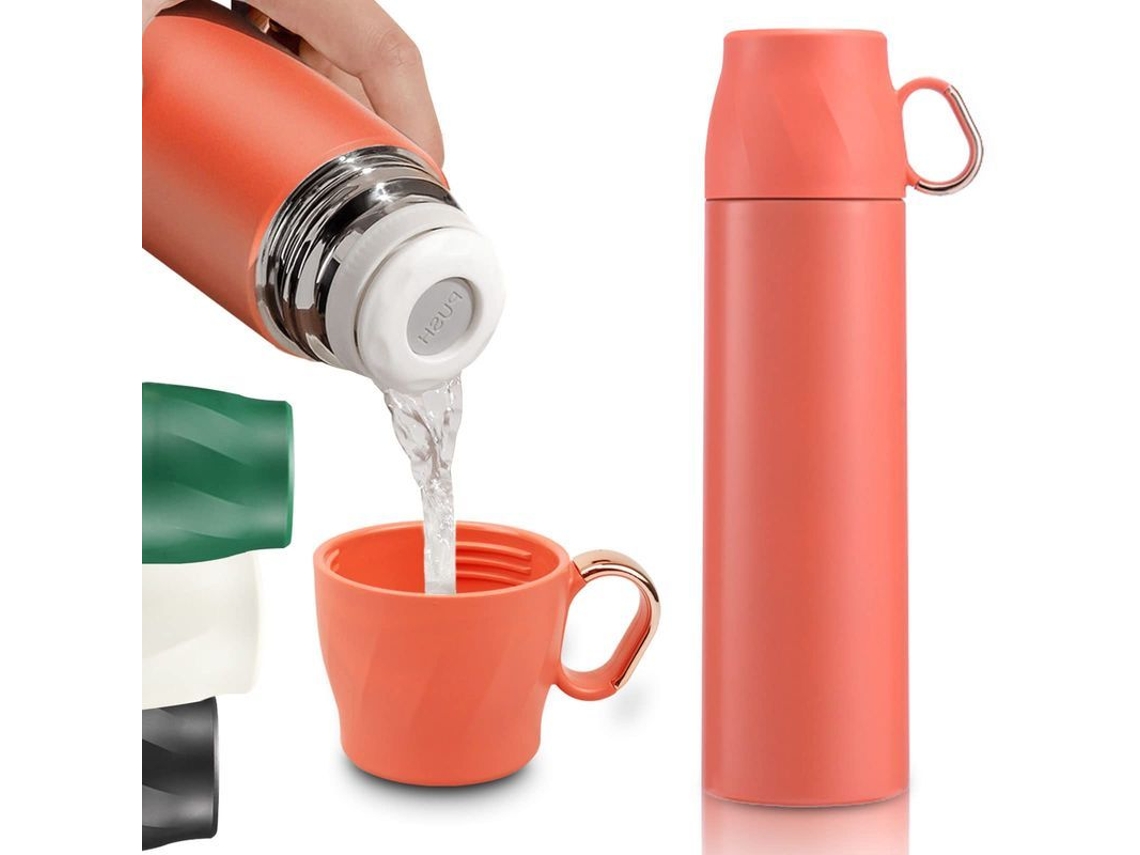 Botella térmica Rebe de acero inoxidable de 500 ml con tapa.