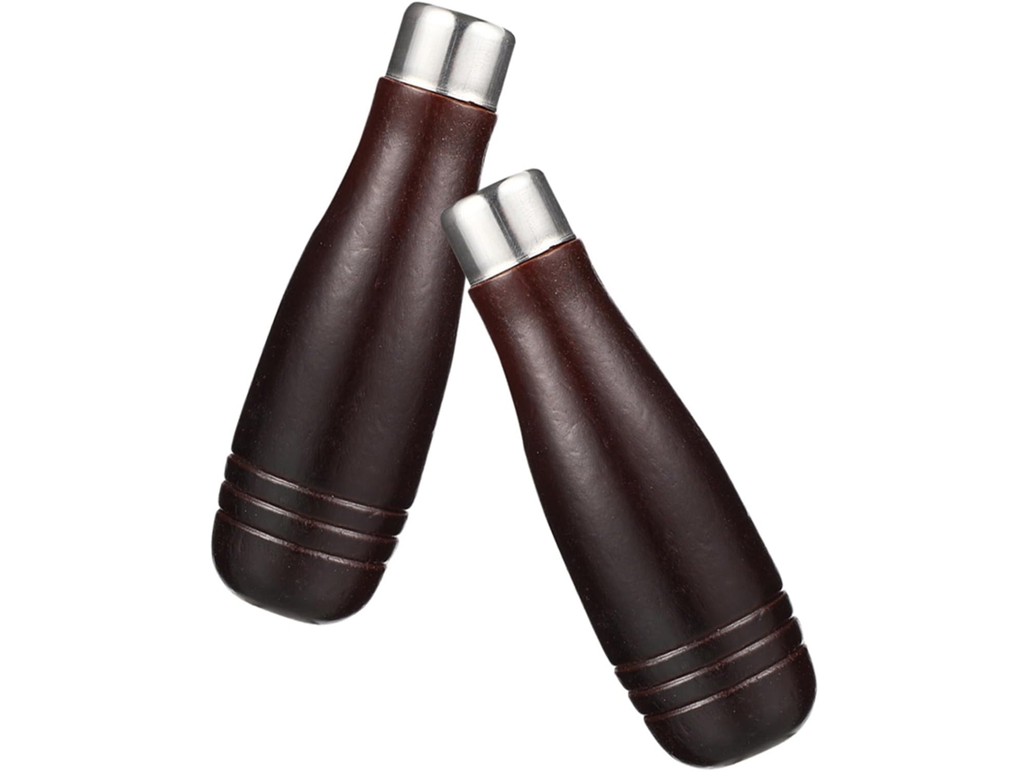 2 mangos de madera Topbathy para limas, duraderos