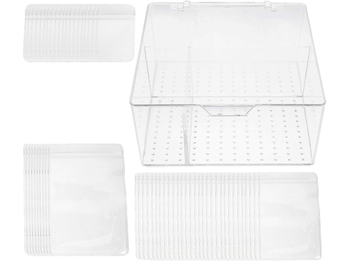 Joyería Transparente Capacidad Múltiples Compartimentos Fabricada Acrílico Pvc Fácil Transportar Perfecta