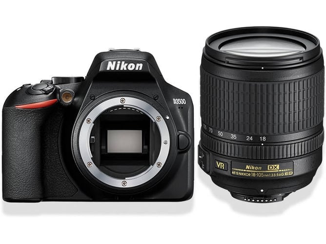 Kit Cámara Réflex NIKON D3500 + AF-S DX 18–105 VR (Sensor: DX - ISO: 100 a 25600)