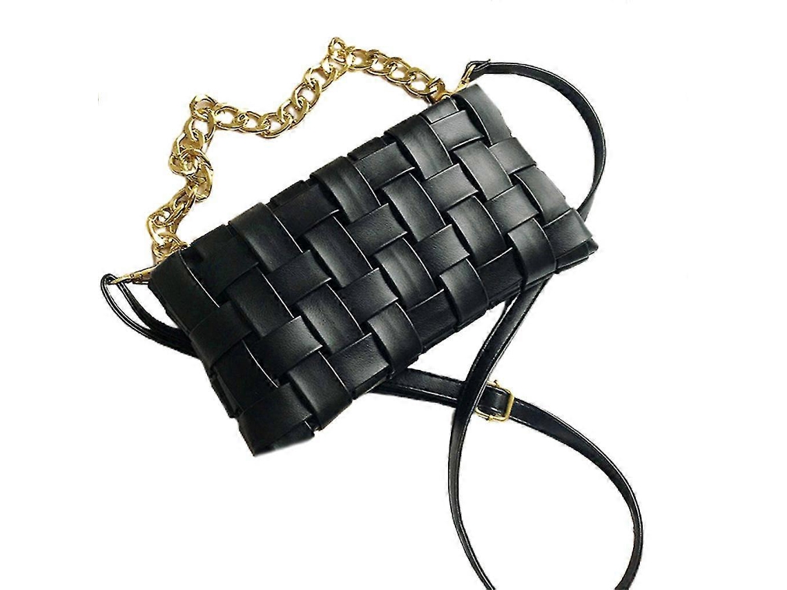 Bonita mochila escolar para adolescentes, bolso bandolera de gran capacidad, color negro