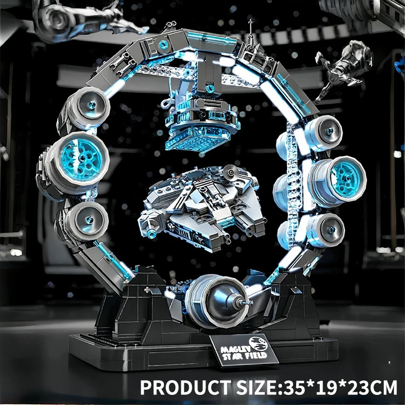(1196 Piezas) Nuevo Modelo De Nave Espacial Para Construir, Set De Juguetes Moc Para Armar, Decoraciones Geniales