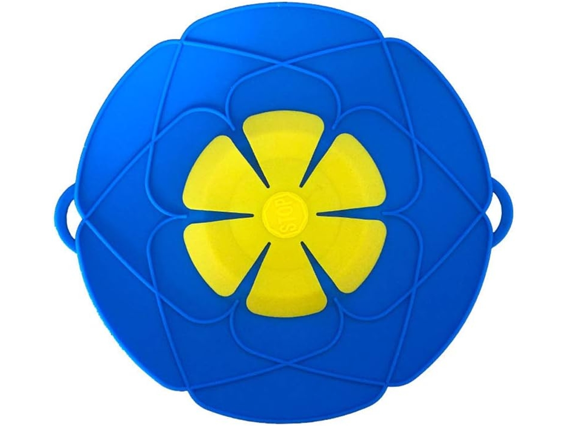 Tapa Cono Silicona Antiderrame Azul