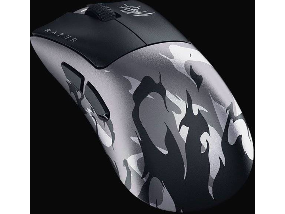 Ratón Óptico RAZER DeathAdder V4 Pro Niko Collection Edition (Inalámbrico - 45 000 DPI - Negro) 