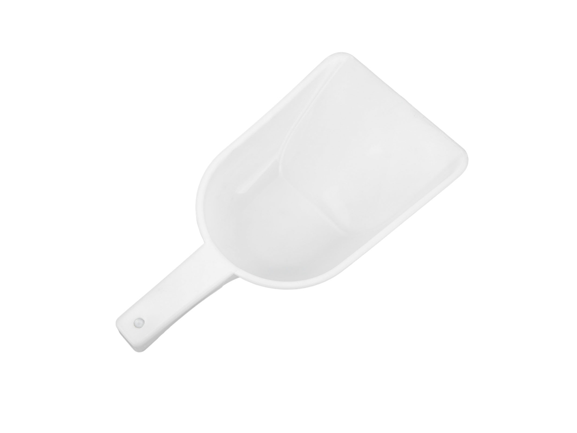 Paleta De Alimentación De Plástico Pe De Fácil Limpieza Con Gancho, Mini Paleta Para Hielo Para Refrigerador, Blanca