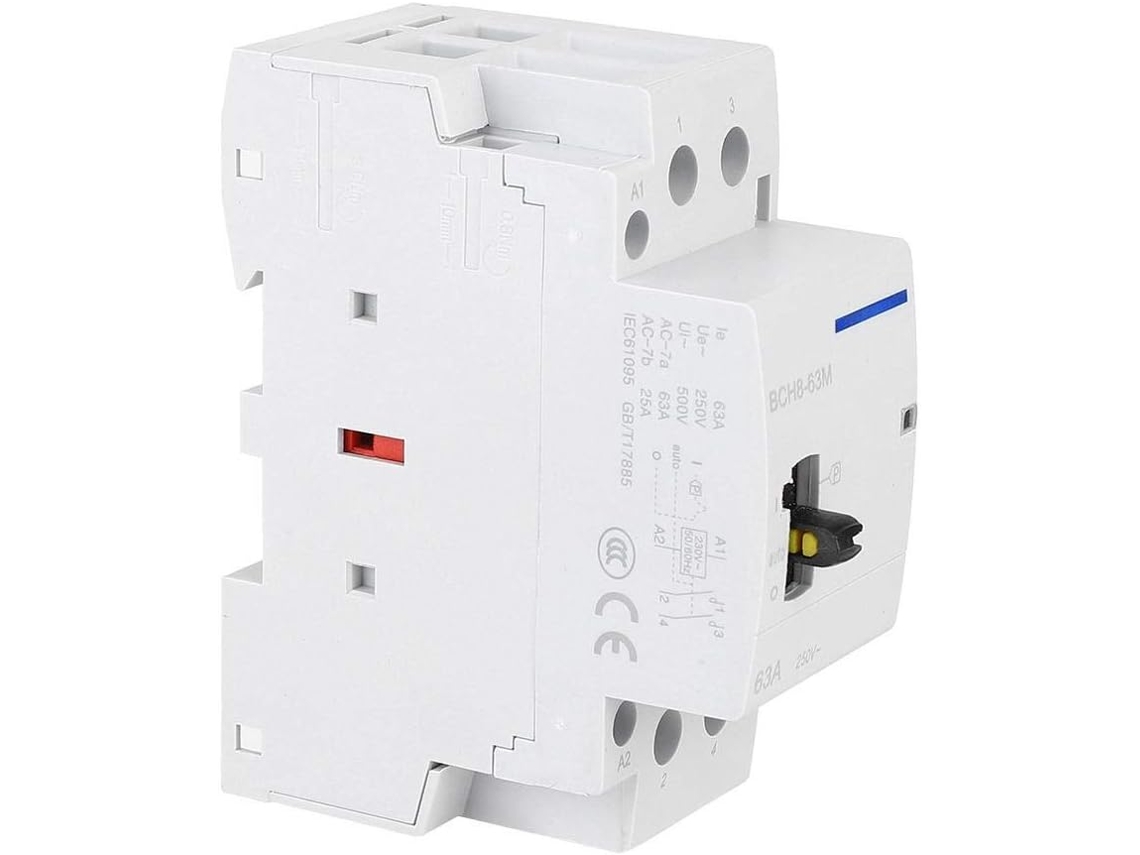 Control Manual Disyuntor De Corriente Residual Ca Bch8-63m Contactor Protector Fugas Circuito 2p Edificio Gran Altura