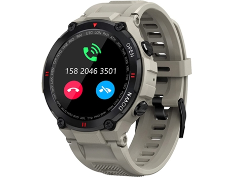 CHRONUS SB-230203-23FM Smartwatch Pantalla de 1,3 pulgadas, conversación diaria, rastreador de ejercicios - Negro