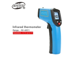 Termómetro infrarrojo industrial de alta precisión para cocina, termómetro infrarrojo GM321 Ly Ebike