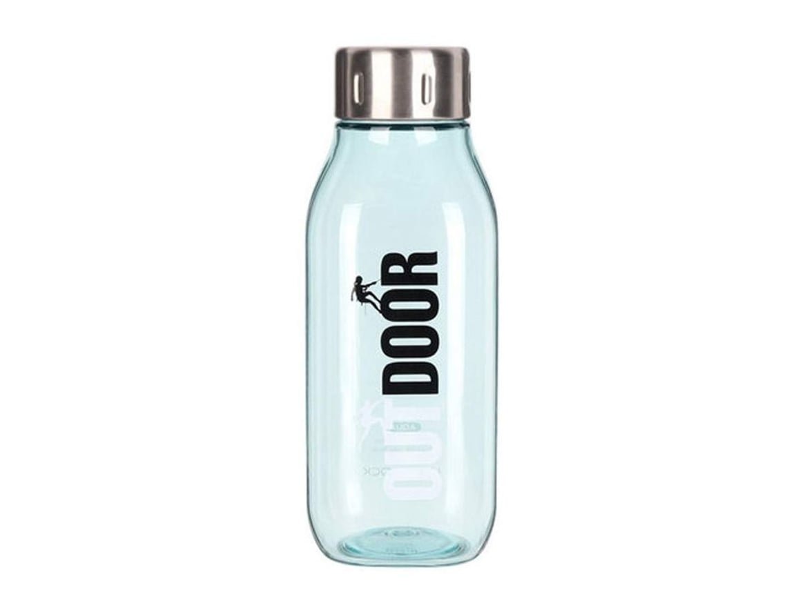 Botellas de agua Rebe-Plastic sin BPA con tapa abatible a prueba de fugas y filtro para té, 900 ml, verde