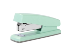 Grapadora De Papel Ergonómica De Tamaño Medio Con Capacidad Para 20 Hojas, Multifuncional Y Fácil De Usar Para Oficina Y Escuela, Color Verde Claro