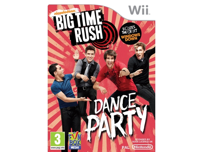 Juego Wii Big Time Rush Dance Party 