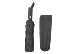 Paraguas Plegable Automático Con 24 Varillas, Protección Anti-uv, Protección Contra El Sol Y La Lluvia Para Viajes Diarios, Color Negro.